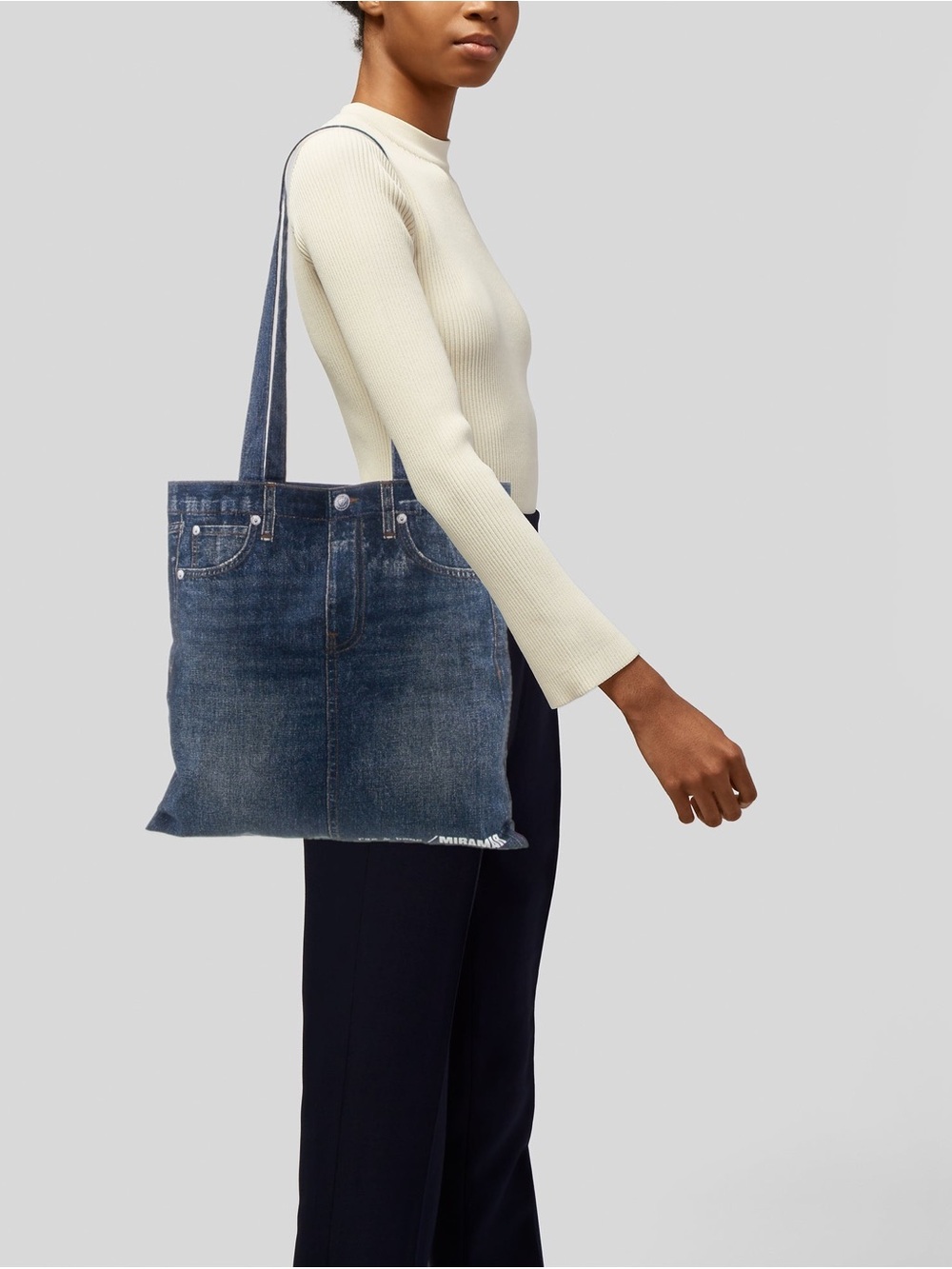 NWOT rag & bone Miramar “this is not denim” tote bag